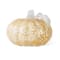 Glitzhome® Amber Dots Fall Pumpkin Glass Tabletop Accent